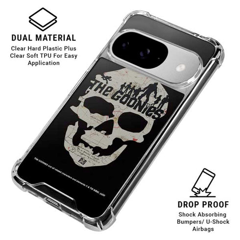 Warner Bros The Goonies (1985) The Goonies Skull Map Google Pixel 10 Clear Case